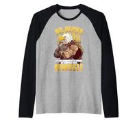 Alpha Mindset Warrior Forza Palestra & Fitness Motivazione Maglia con Maniche Raglan