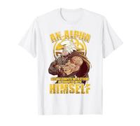 Alpha Mindset Warrior Forza Palestra & Fitness Motivazione Maglietta