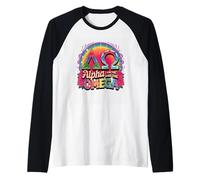 Alpha Omega I Am The And The Omega Citazione Maglia con Maniche Raglan