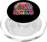 Alpha Omega I Am The And The Omega Citazione PopSockets PopGrip per MagSafe