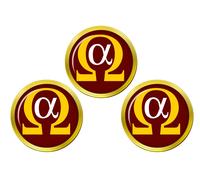 Alpha Omega Marcatori Di Palla Da Golf Inchiusi