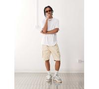 Alpha - Pantaloncini multitasche lavaggio acido beige-Neutro W38