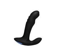 Alpha-Pro 17X P-Trigasm 3-in-1 Silicone Prostata Stimolatore, Nero, 16.5cm