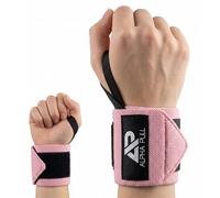 ALPHA PULL® Polsini Palestra - Polsiere Supporto Polso per Fitness, Bodybuilding, Powerlifting e Crossfit - Per Donna & Uomo
