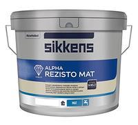ALPHA REZISTO MATT RM BIANCO 5L IDROPITTURA SIKKENS AD ALTA LAVABILITA' PER PARETI SENZA MACCHIE