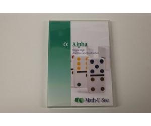 Alpha Single-Digit Addition and Subtraction Dvd - Math-U-See