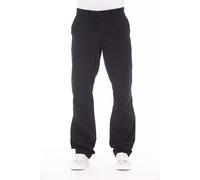 Alpha Studio Blue Cotton Men Pant - IT48 | M