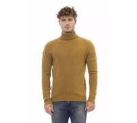 Alpha Studio Brown Alpaca Men Sweater - IT50 | L