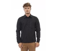 Alpha Studio Gray Wool Men Shirt - IT50 | L