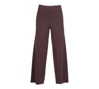 Alpha Studio - Pantalone Garçonne in maglia - -Trousers -Donna -Marrone -M