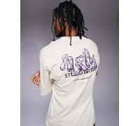 Alpha Industries Studio Edition Back Print T-Shirt Magliette da uomini Taglia S - Bianco