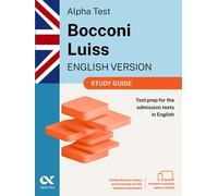 Alpha Test Bocconi Luiss. English version 2026-2027. Study guide.