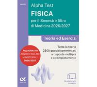 Alpha Test. Fisica per il semestre filtro di medicina 2026-2027.