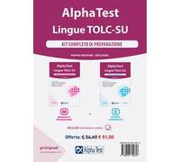Alpha Test. Lingue TOLC-SU. Kit di preparazione