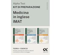 Alpha Test. Medicina in inglese IMAT 2026-2027. Kit di preparazione. Per test di ammissione universitari. Con piattaforma e simulatore online