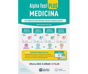 alpha test medicina plus kit completo 4T 2022-23 aa.vv 8848324274