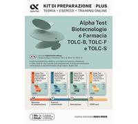 ALPHA TEST - PLUS - BIOTECNOLOGIE E FARMACIA TOLC-B, TOLC-F E TOLC-S - KIT -