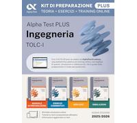 Alpha Test Plus Ingegneria TOLC-I 2026-2027. Kit di preparazione Plus. Per test di ammissione universitari. Con piattaforma e simulatore online