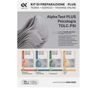 Alpha Test plus psicologia TOLC-PSI. Kit completo di preparazione con training on line personalizzato. Con MyDesk