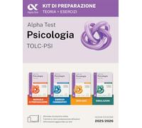 ALPHA TEST - PSICOLOGIA TOLC-PSI - KIT DI PREPARAZIONE - BORGONOVO PAOLA,