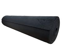 Alpha-Tex Tappeto per auto da foderare | Tappeto per bagagliaio e veicoli | Tappeto per cantiere su misura | Hit nero, Taglio a misura 2 x 3 metri