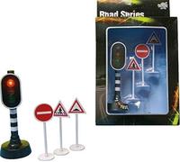 Alpha Toys Road Series - Traffic Lights w/ 3 Traffic Signs