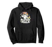 Alpha Unicorn Male Funny Sunglasses Animal Humor Novelty Felpa con Cappuccio