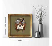 Alpha Wall Opere d'Arte Appese su Una Parete, Multi, 30 X 30