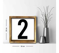 Alpha Wall Opere d'Arte Appese su Una Parete, Multi, 30 X 30