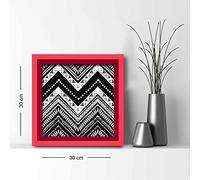 Alpha Wall Opere d'Arte Appese su Una Parete, Multi, 30 X 30