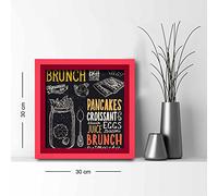 Alpha Wall Opere d'Arte Appese su Una Parete, Multi, 30 X 30