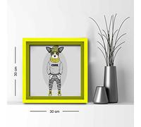 Alpha Wall Opere d'Arte Appese su Una Parete, Multi, 30 X 30