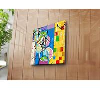 Alpha Wall Opere d'Arte Appese su Una Parete, Multi, 30 X 30