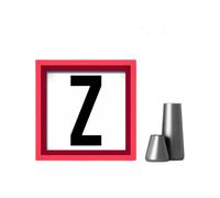 Alpha Wall Opere d'Arte Appese su Una Parete, Multi, 30 X 30