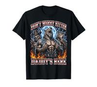 Alpha Wolf Funny Meme Don't Worry Kitten Daddy's Here Y2K Maglietta