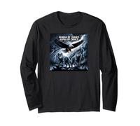 Alpha Wolf Human By Chance Alpha per Scelta Maglia a Manica