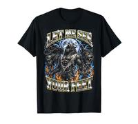Alpha Wolf Let Me See Your Feet Funny Werewolf Meme Bootleg Maglietta