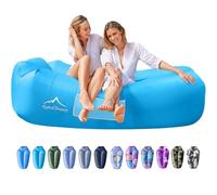AlphaBeing Lettino gonfiabile, ideale per viaggi, campeggio, escursionismo, ideale per feste in piscina e in spiaggia, perfetto per picnic o festival