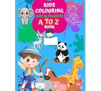 Alphabet A to Z Coloring Book for Kids: Fun ABC Coloring & Tracing Alphabets for Ages 3-6