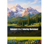 Alphabet A to Z Coloring Worksheet
