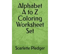 Alphabet A to Z Coloring Worksheet Set