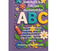 Alphabet A to Z Coloring Worksheet Set: Black & White Edition