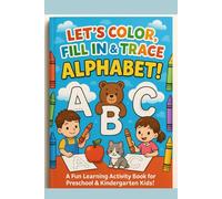 Alphabet A-Z coloring & tracing workbook
