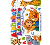 Alphabet Adventure: An Interactive Activity Workbook for Kids Ages 5-7 with Letter Tracing Worksheets and Visual Puzzles