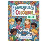 Alphabet Adventure Colouring Book For kids