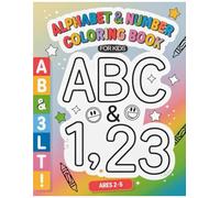 Alphabet and Number Coloring Book for Kids