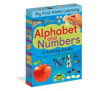 Alphabet and Numbers: 4 Activity Book Boxed Set with Stickers (Tascabile)