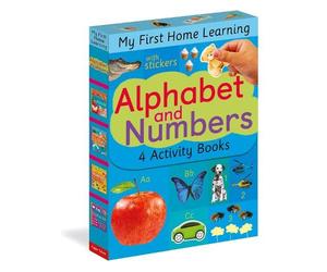 Alphabet and Numbers: 4 Activity Book Boxed Set with Stickers (Tascabile)