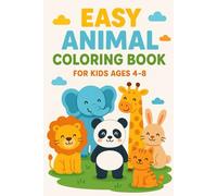 Alphabet Animal Coloring Book for Kids Ages 4-8: Learn ABC Letters with Cute Animals | Big Simple Coloring Pages for Boys & Girls | Preschool Learning Activity Book
