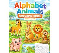 Alphabet Animals Copy Coloring Book - Part 1 (A-M)